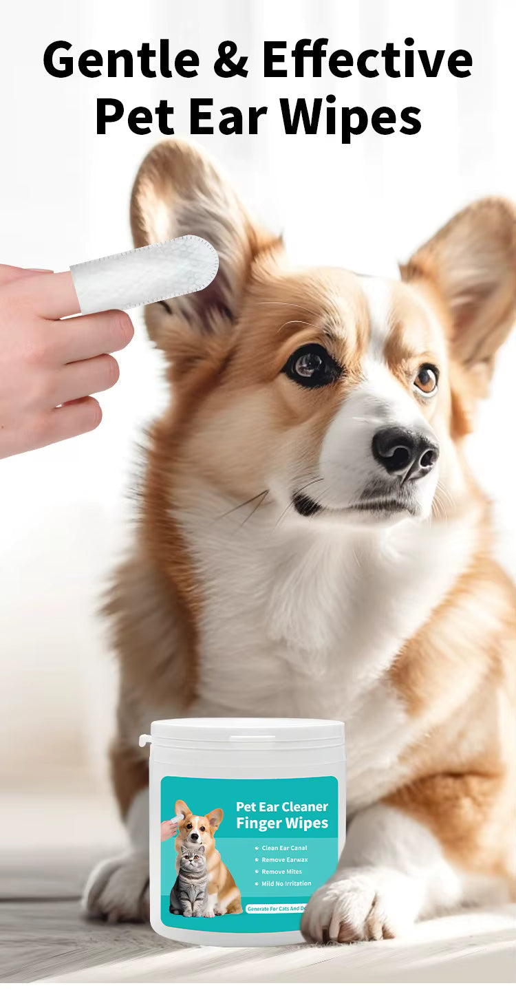 Furjoy - Pet Ear Cleaning Wipes
